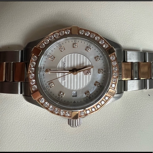 Tag Heuer Women’s Aquaracer Diamond Two Tone Watch - Picture 2 of 8